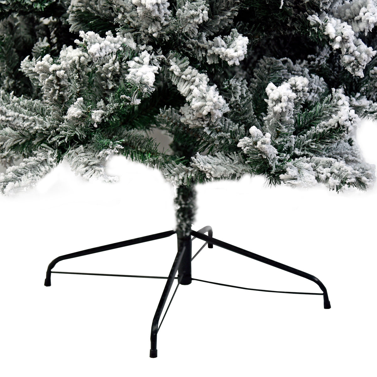 7ft 2.1m 1200 Tips Snow-Tipped Artificial Christmas Tree