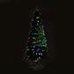 8ft 2.4m 320 Tips Enchanted Pre Lit Fibre Optic Christmas Tree Stars Xmas Decor