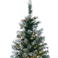 9ft 2.7m 270 Tips Pre Lit Christmas Tree Decor with Pine Cones Xmas Decorations