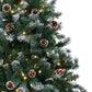 9ft 2.7m 270 Tips Pre Lit Christmas Tree Decor with Pine Cones Xmas Decorations