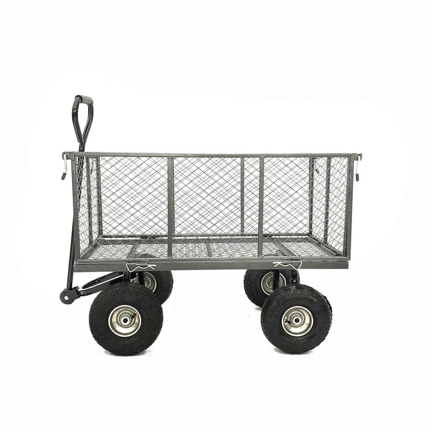 Steel Mesh Garden Trolley Cart - Hammer Grey