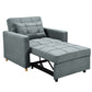 Millicent 3-in-1 Convertible Sofa Chair Bed - Grey