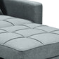 Millicent 3-in-1 Convertible Sofa Chair Bed - Grey