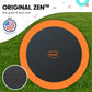 Kahuna Trampoline for Kids 10FT Outdoor Children with Safety Enclosure Mat Pad Net Ladder Basketball Hoop Set - Orange