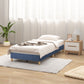 Vera Ensemble Bed Base Mattress Foundation with Metal Stats - Blue King