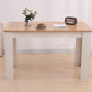 Dining Table Rectangular Wooden 120M - Wood & White
