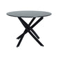 5-Piece Lello Gren Dining Table & Chair Set Marble Velvet