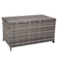 Outdoor PE Wicker Storage Box Garden 320L - Grey