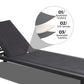 Clint Adjustable Outdoor Sun Lounger In Aluminium Dark Grey