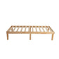Lorelei Warm Wooden Natural Bed Base Frame - Natural Wood Single