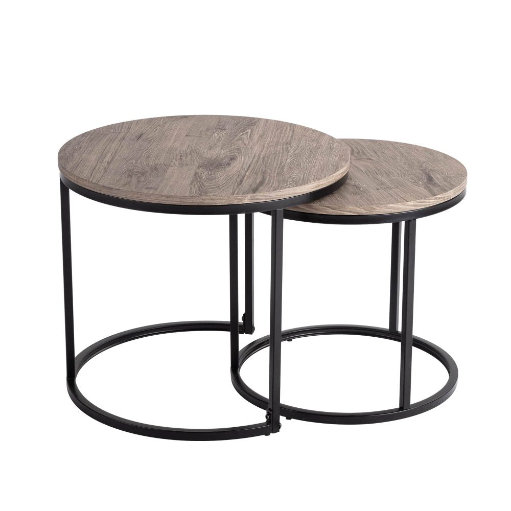 Iram Coffee Table Stack-Style Nesting - Wood