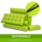 Merryn 2-Seater Lounge Couch Sofa Bed Double Seat Leather - Green