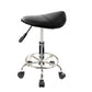 Salon Barber Stool Swivel Saddle Type - Black