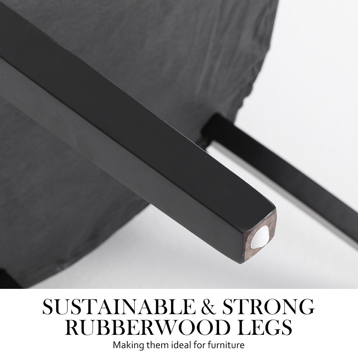 Arabella Set of 4 French Provincial Dining Chair Ring Studded Velvet Rubberwood Leg - Black