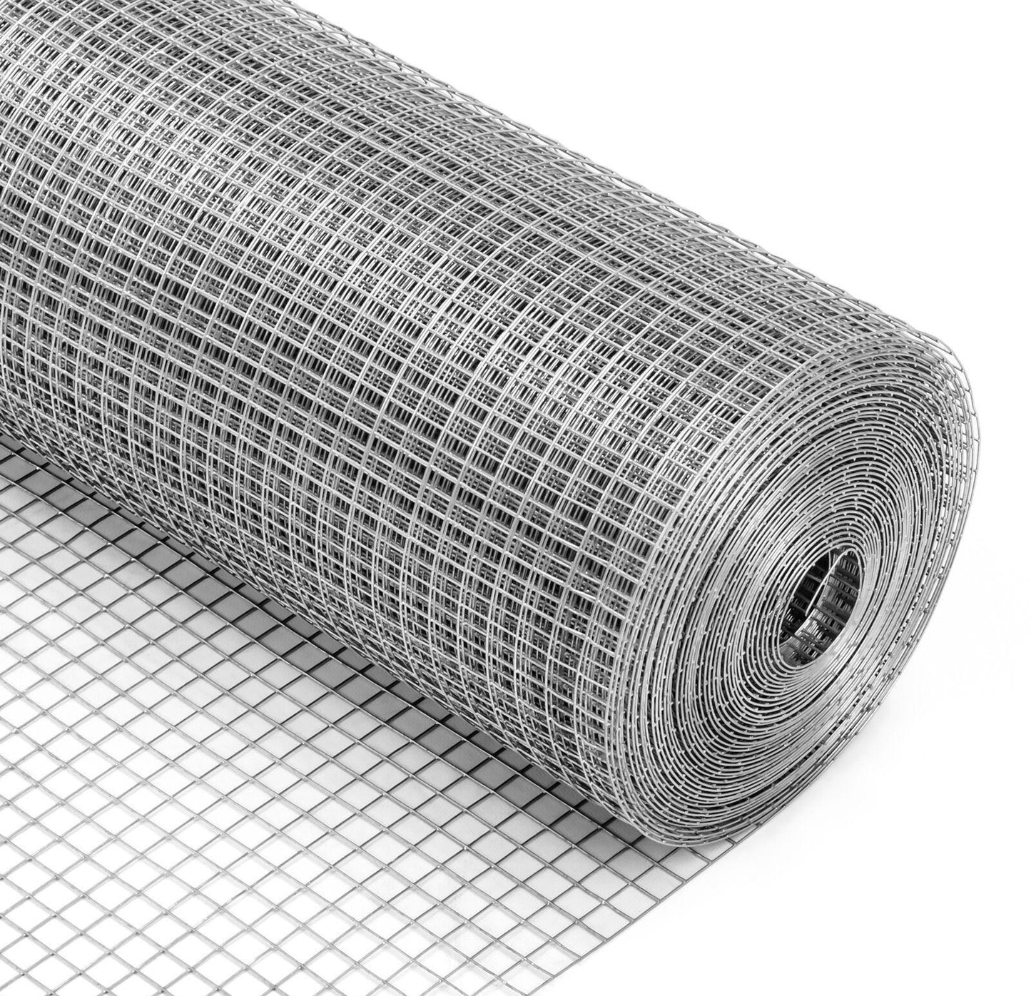 1x5M Galvanised Wire Mesh Garden Pet Chicken Coop Fencing Bird Netting Mesh