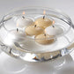 10 Pack of 8cm Ivory Wax Floating Candles - Wedding Party Home Event Decoration