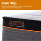 Xavier 30cm Orthopaedic Euro Top Pocket Spring Mattress - Double