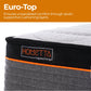 Xavier 30cm Orthopaedic Euro Top Pocket Spring Mattress - Single