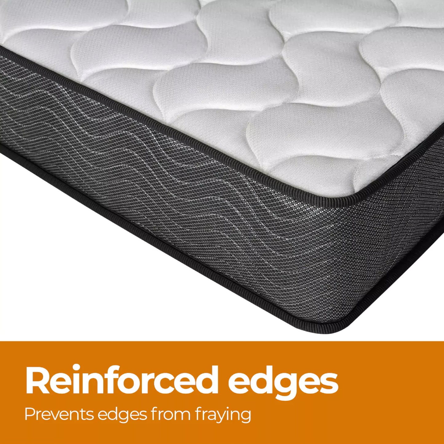 Felix 19cm 3-Zone Orthopaedic Pocket Spring Mattress - King Single
