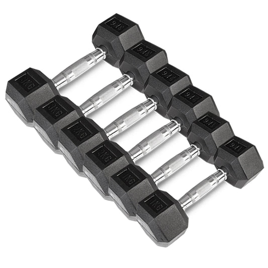 1kg to 3kg Hex Dumbbell Set