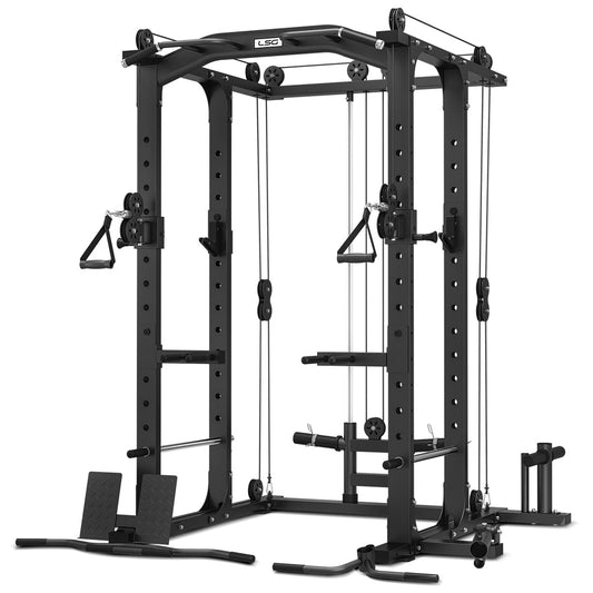 LSG GRK100 Multi-Function Power Rack with Adjustable Cable Pulleys
