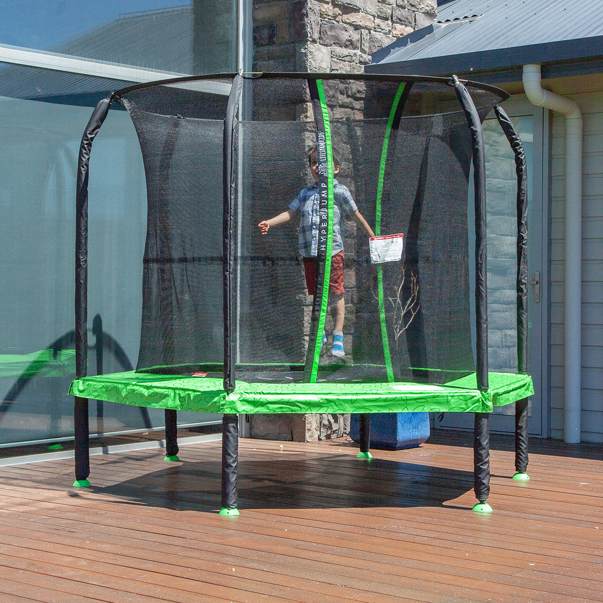 Lifespan Trampoline for Kids 7FT Springless Hoppy 2 Set