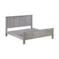 Adalyn Solid Acacia Wood Veneered Bed Frame - White Ash King