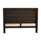 Allison Bed Frame in Solid Wood Veneered Acacia Bedroom Timber Slat - Chocolate King