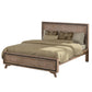 Gabriella Silver Brush Bed Frame in Acacia Wood Construction - Wood King