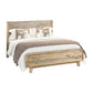 Nalini Wooden Bed Frame in Solid Wood Antique Design - Light Brown Queen