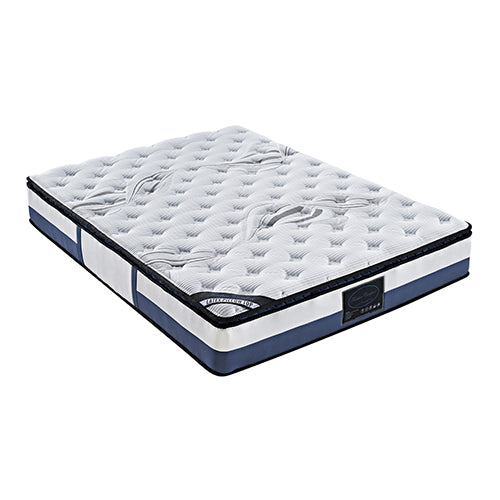 Isabella 28cm Mattress Latex Pillow Top Pocket Spring Foam Medium Firm - Double