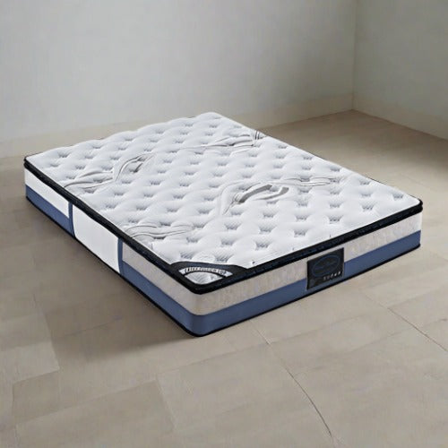 Isabella 28cm Mattress Latex Pillow Top Pocket Spring Foam Medium Firm - King Single