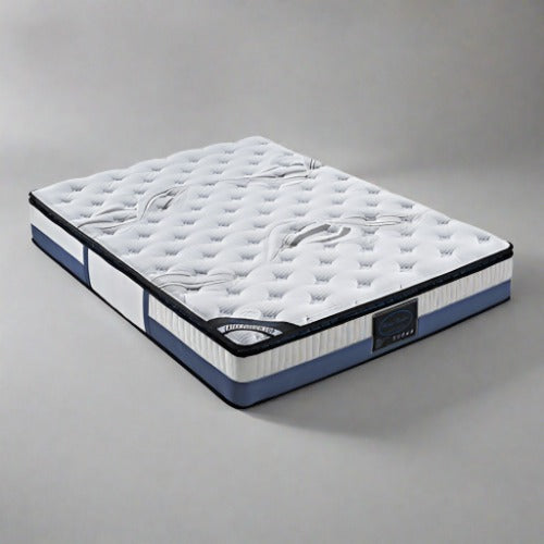 Isabella 28cm Mattress Latex Pillow Top Pocket Spring Foam Medium Firm Bed - Single