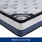 Isabella 28cm Mattress Latex Pillow Top Pocket Spring Foam Medium Firm Bed - Single