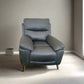 Melty Finest Fabric Electric Recliner Feature Multi Positions Ultra Cushioned USB Outlets - Charcoal