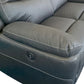 Melty 3 Seater Finest Fabric Electric Recliner Feature Multi Positions Ultra Cushioned USB Outlets - Charcoal