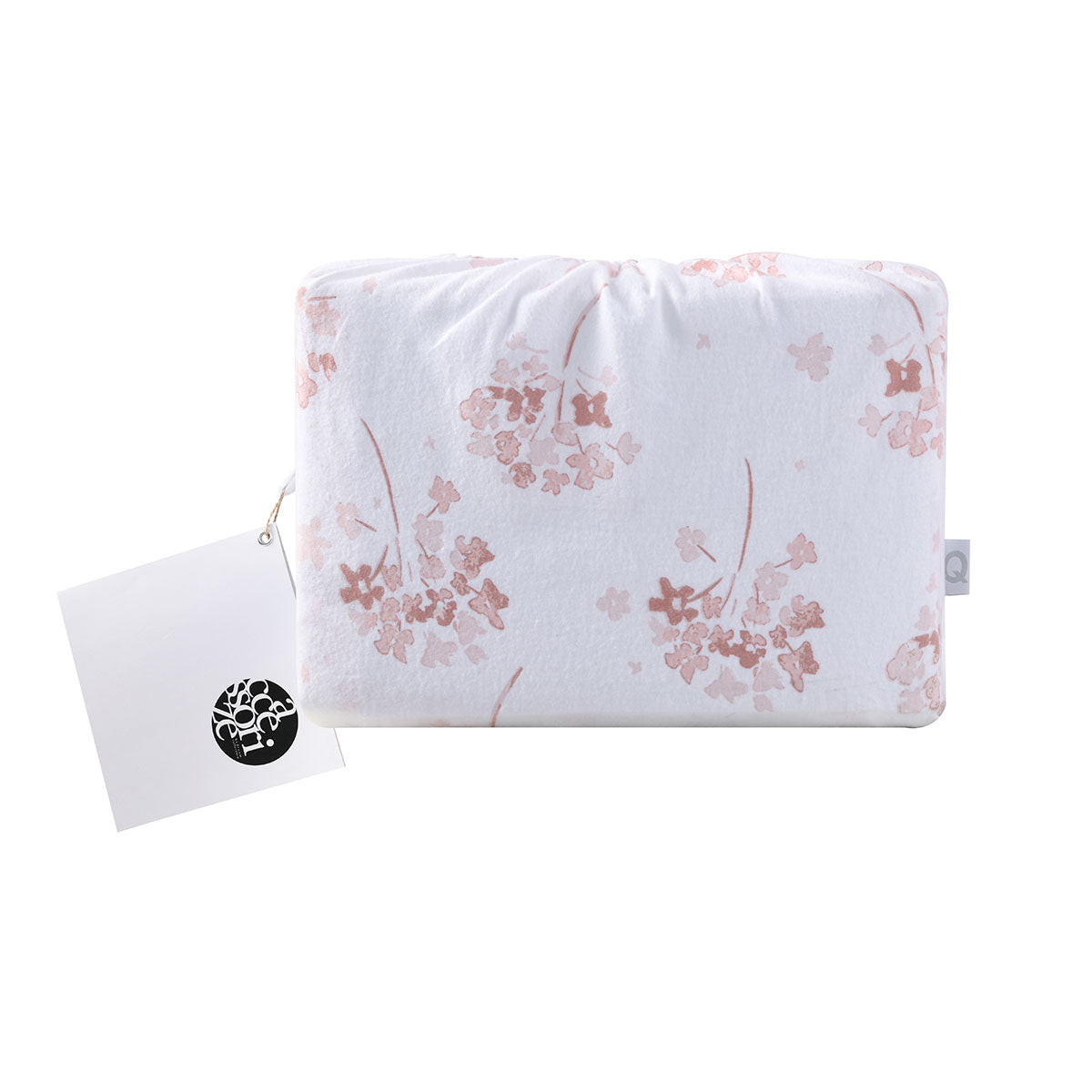 King Accessorize Cotton Flannelette Sheet Set Flower Bunch Pink