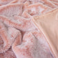 Wadi Throw Soft Blanket Faux Fur Throw Blanket 130 x 160cm - Soft Pink