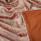 Wadi Throw Soft Blanket Faux Fur Throw Blanket 130 x 160cm - Terracotta