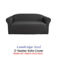 Extra-stretch Couch Cover Steel Two Seater Steel