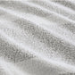 QUEEN Textured Grey Quilt Cover Set - Chenille