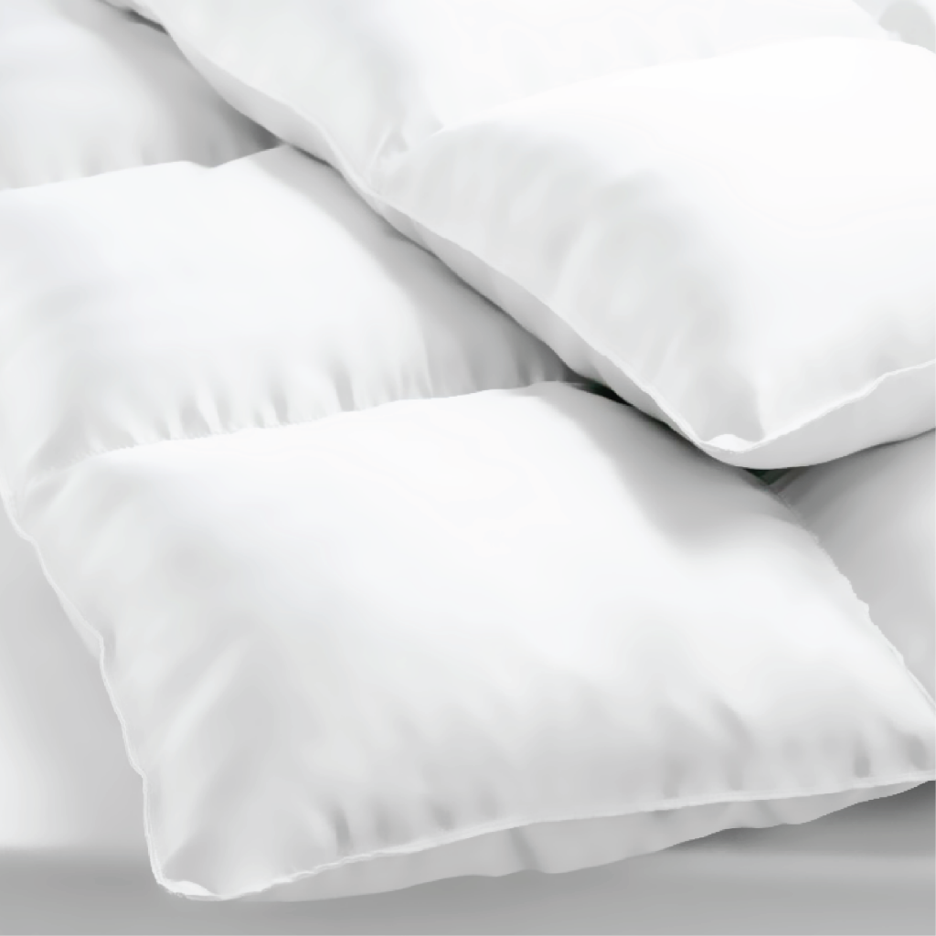 DOUBLE 800GSM Ultra Warm Winter Microfibre Quilt - White