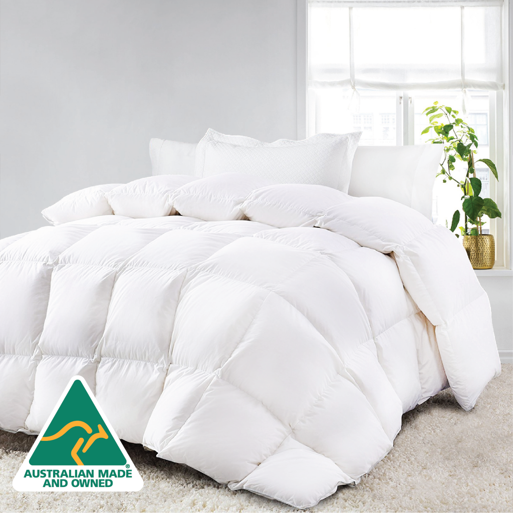 King Single Luxor Ultra Warm Winter Microfibre Quilt 800GSM