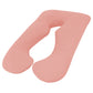 Australian Made Maternity Pregnancy Nursing Sleeping Body Pillow Pillowcase - Light Pink