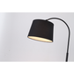 Traditional Drum Shape Table Lamp - Black