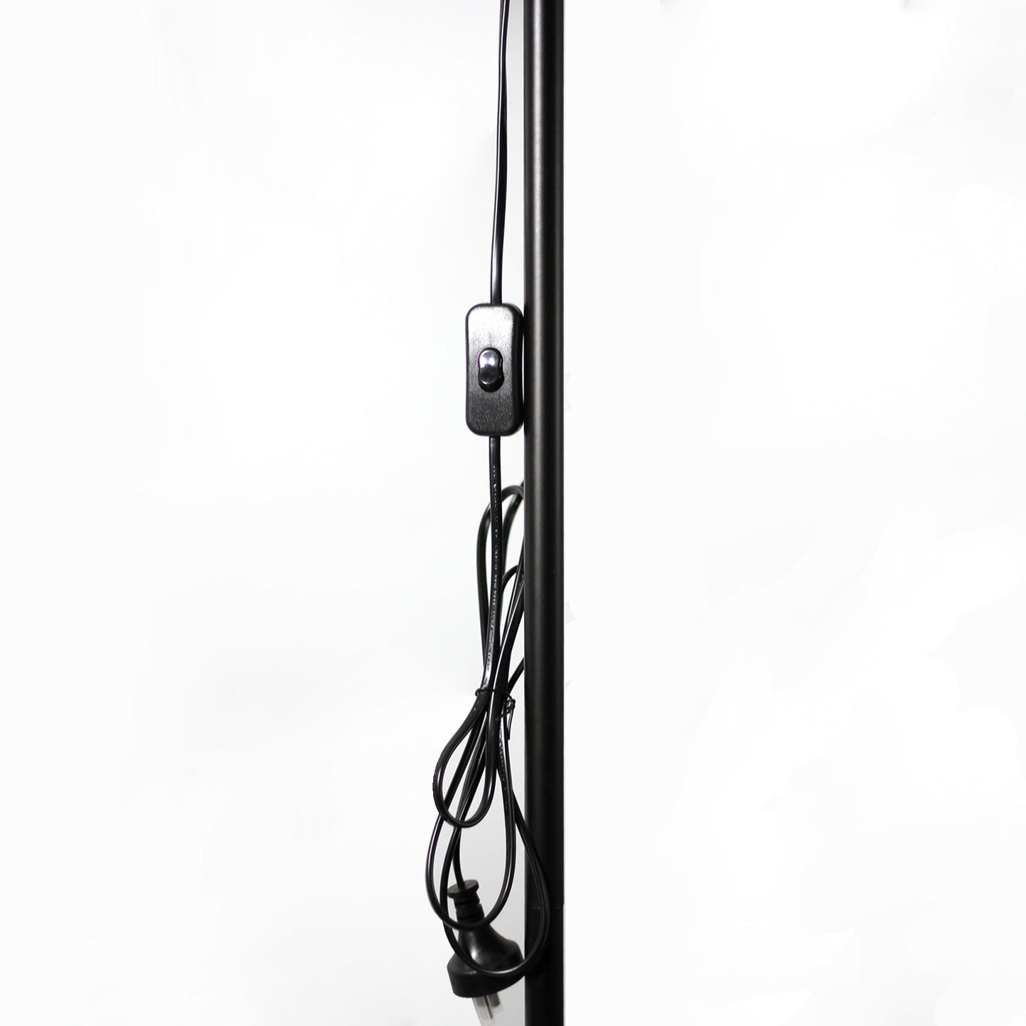 158cm Metal Floor Lamp - Black