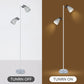 158cm Dual Light Metal Floor Lamp - White