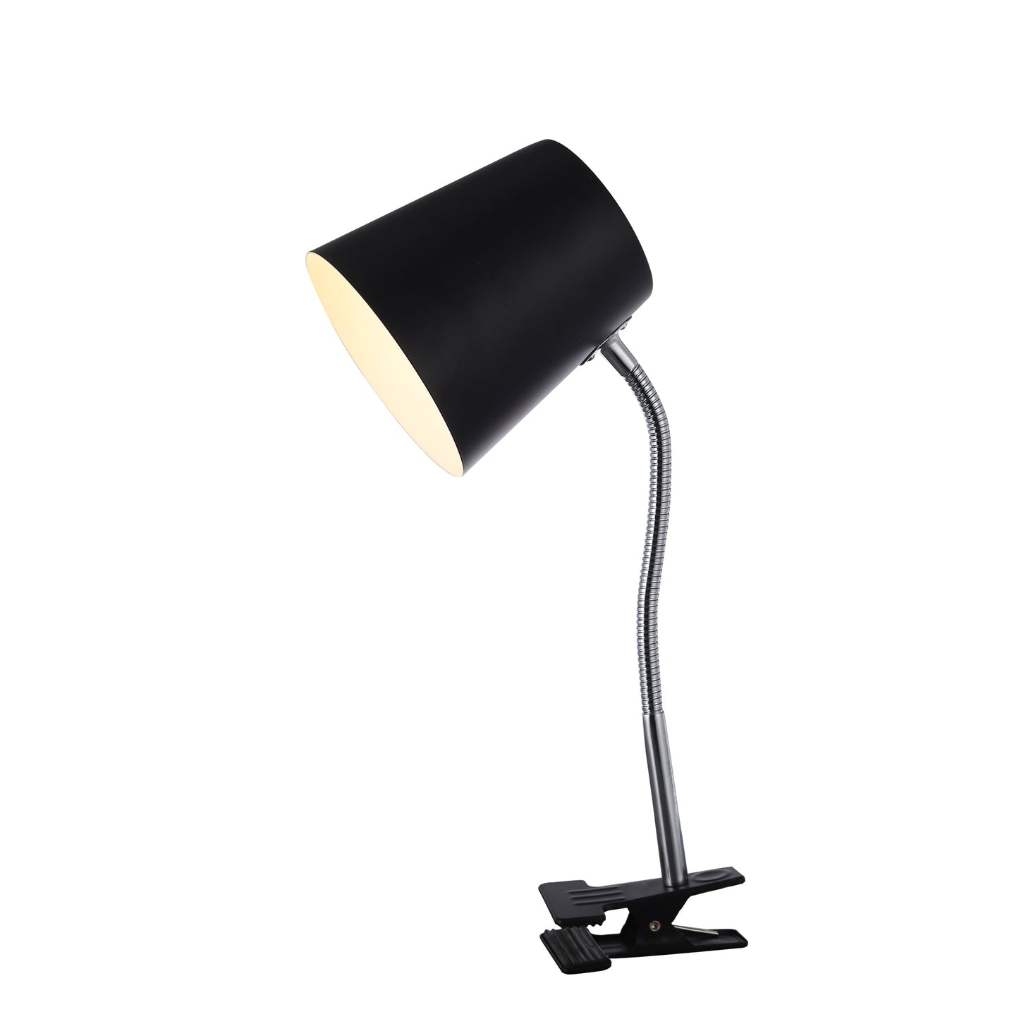 Stylish Cone Shape Metal Table Lamp - Black