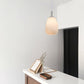 Ribbed Design Glass Pendant Light