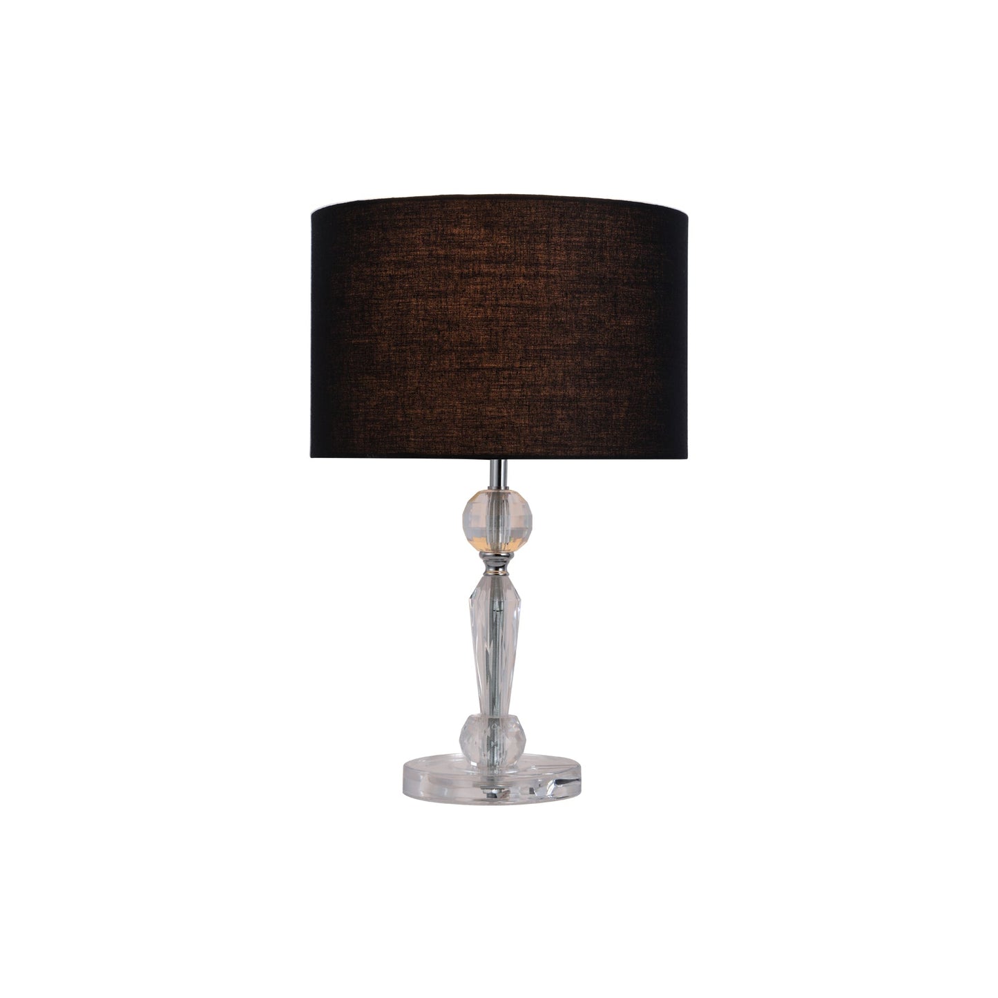 Acrylic Frum Shape Table Lamp - Black